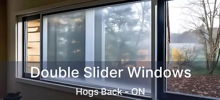  Double Slider Windows Hogs Back - ON