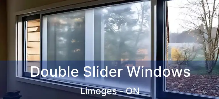  Double Slider Windows Limoges - ON