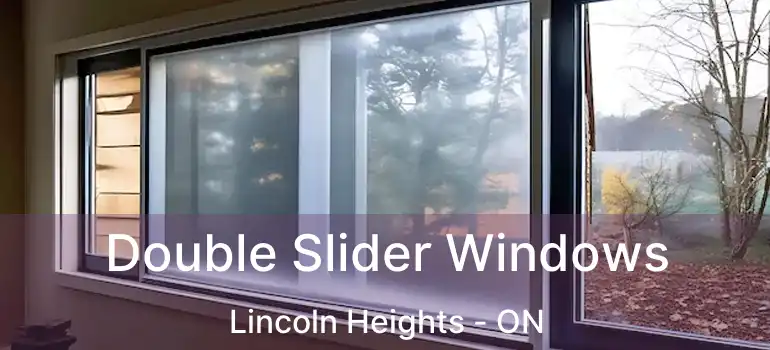  Double Slider Windows Lincoln Heights - ON