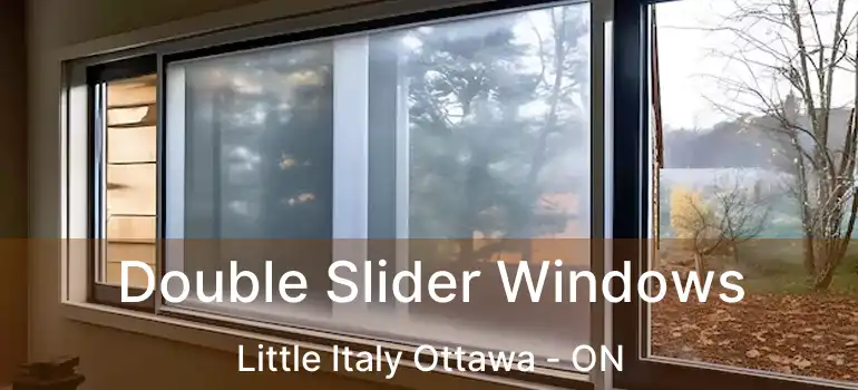  Double Slider Windows Little Italy Ottawa - ON