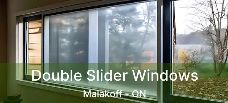  Double Slider Windows Malakoff - ON