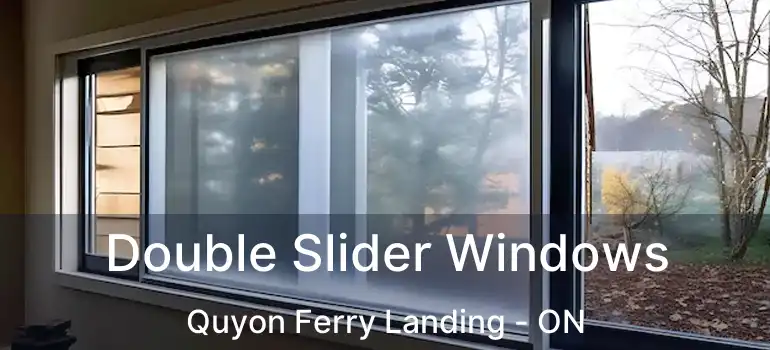  Double Slider Windows Quyon Ferry Landing - ON