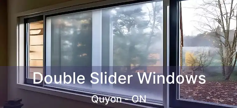  Double Slider Windows Quyon - ON