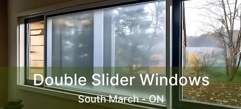  Double Slider Windows South March - ON