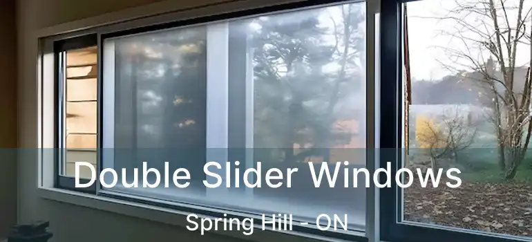  Double Slider Windows Spring Hill - ON