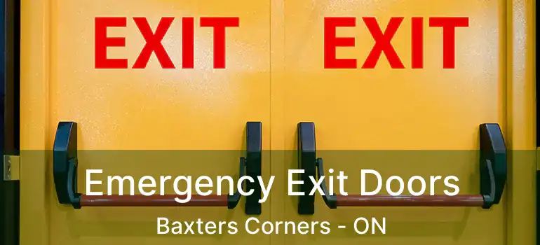  Emergency Exit Doors Baxters Corners - ON