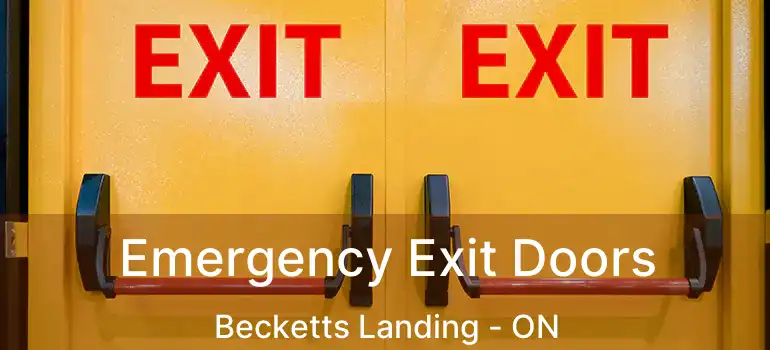  Emergency Exit Doors Becketts Landing - ON