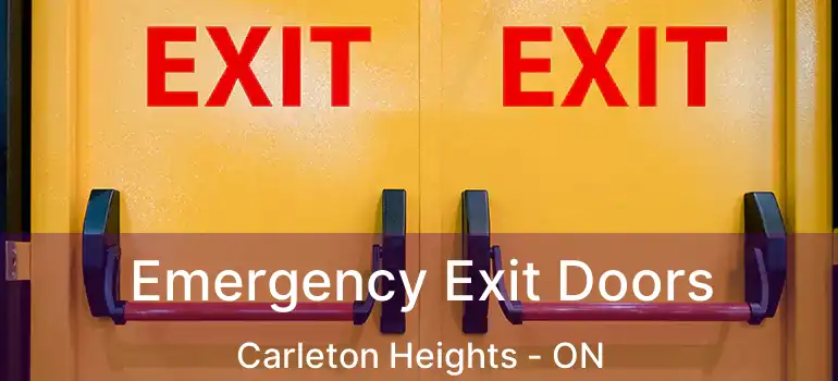  Emergency Exit Doors Carleton Heights - ON