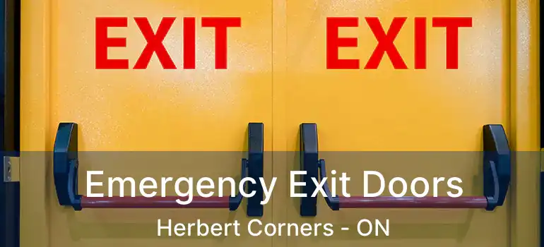  Emergency Exit Doors Herbert Corners - ON