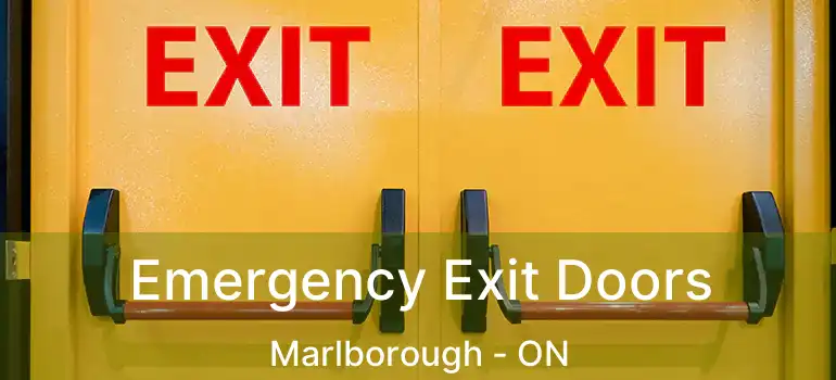  Emergency Exit Doors Marlborough - ON