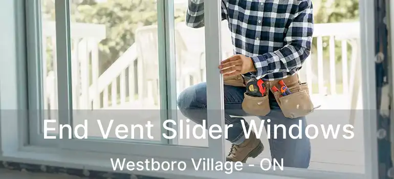  End Vent Slider Windows Westboro Village - ON