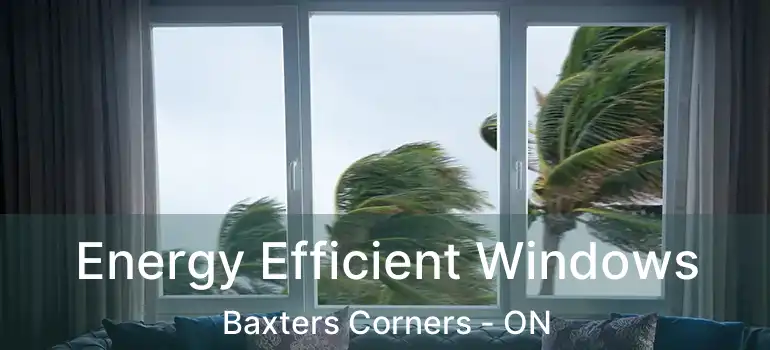  Energy Efficient Windows Baxters Corners - ON