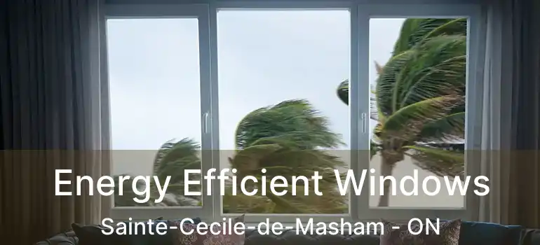  Energy Efficient Windows Sainte-Cecile-de-Masham - ON