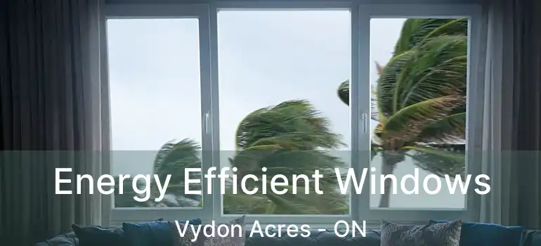  Energy Efficient Windows Vydon Acres - ON