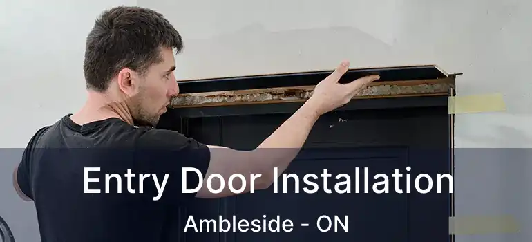  Entry Door Installation Ambleside - ON