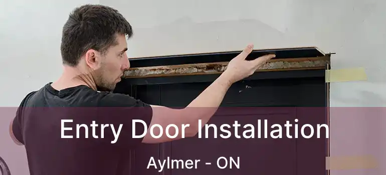  Entry Door Installation Aylmer - ON