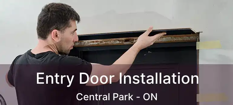  Entry Door Installation Central Park - ON