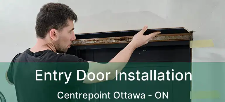  Entry Door Installation Centrepoint Ottawa - ON