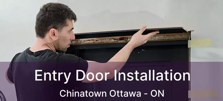  Entry Door Installation Chinatown Ottawa - ON