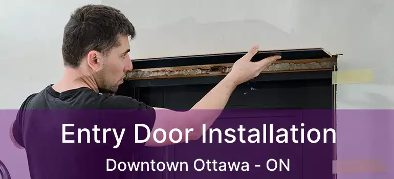  Entry Door Installation Downtown Ottawa - ON