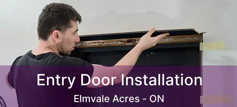  Entry Door Installation Elmvale Acres - ON