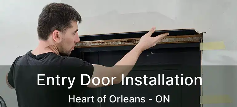  Entry Door Installation Heart of Orleans - ON