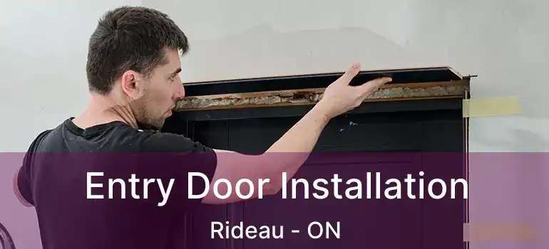  Entry Door Installation Rideau - ON