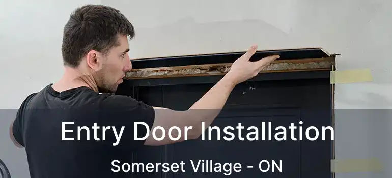  Entry Door Installation Somerset Village - ON