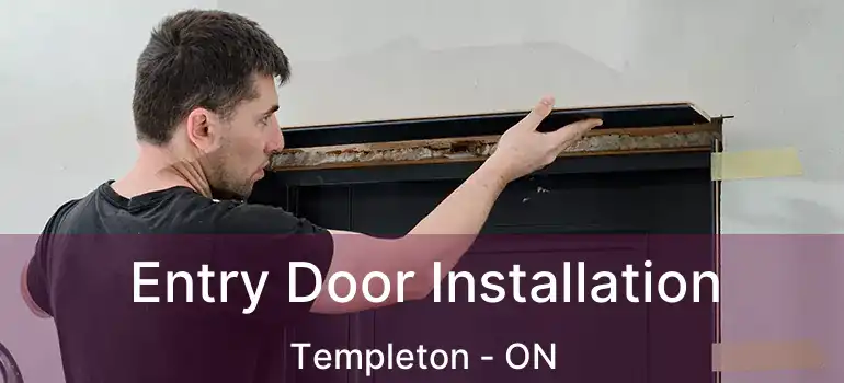  Entry Door Installation Templeton - ON