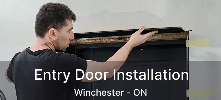  Entry Door Installation Winchester - ON