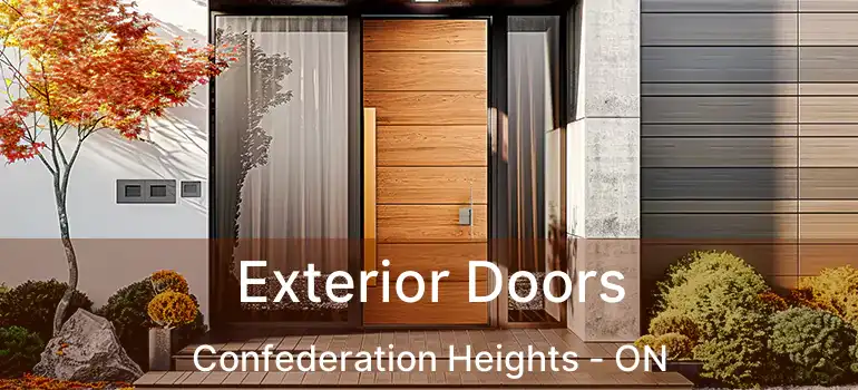  Exterior Doors Confederation Heights - ON