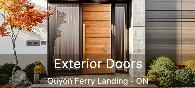  Exterior Doors Quyon Ferry Landing - ON