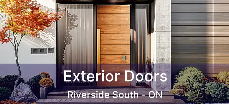  Exterior Doors Riverside South - ON