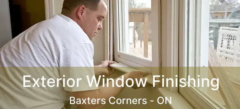  Exterior Window Finishing Baxters Corners - ON