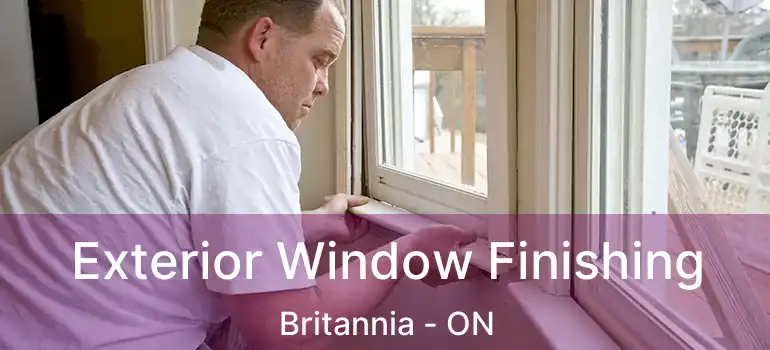  Exterior Window Finishing Britannia - ON