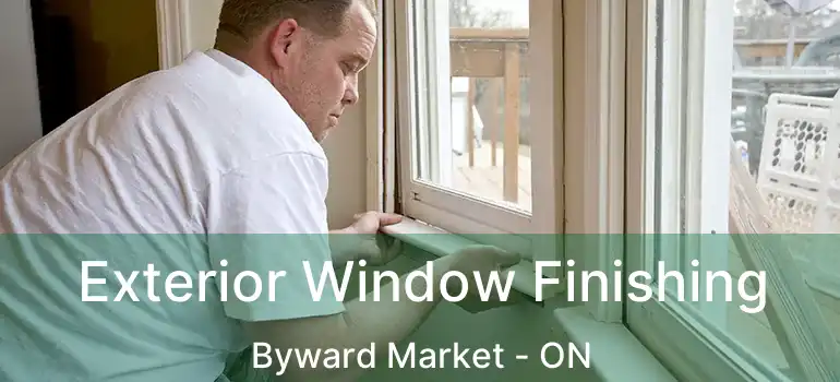  Exterior Window Finishing Byward Market - ON