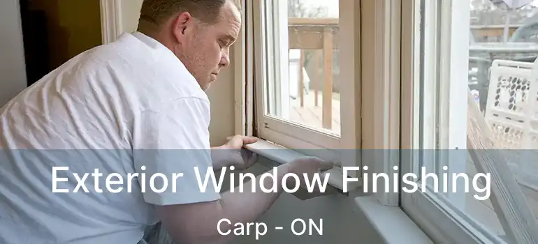  Exterior Window Finishing Carp - ON