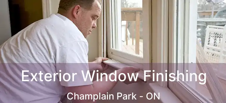  Exterior Window Finishing Champlain Park - ON