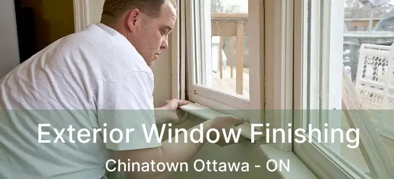  Exterior Window Finishing Chinatown Ottawa - ON