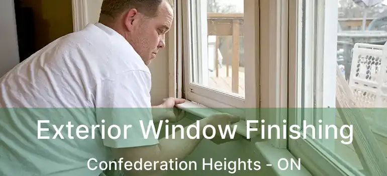  Exterior Window Finishing Confederation Heights - ON