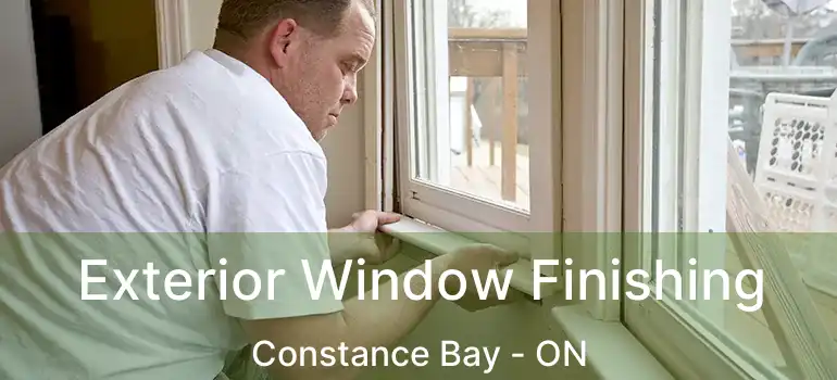  Exterior Window Finishing Constance Bay - ON