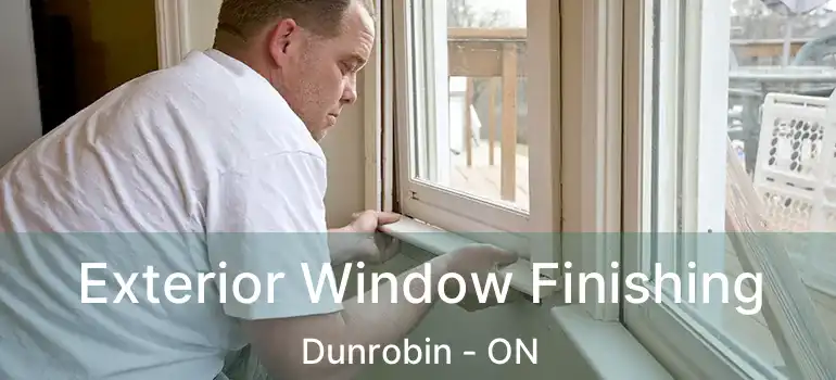  Exterior Window Finishing Dunrobin - ON