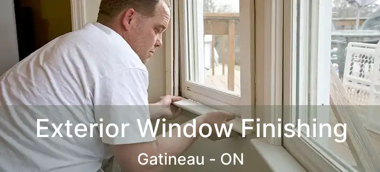  Exterior Window Finishing Gatineau - ON