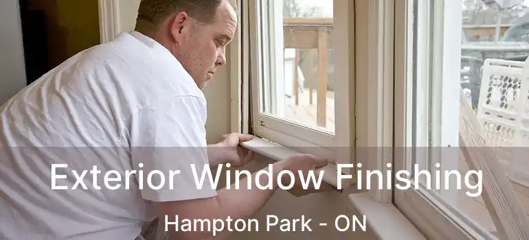  Exterior Window Finishing Hampton Park - ON