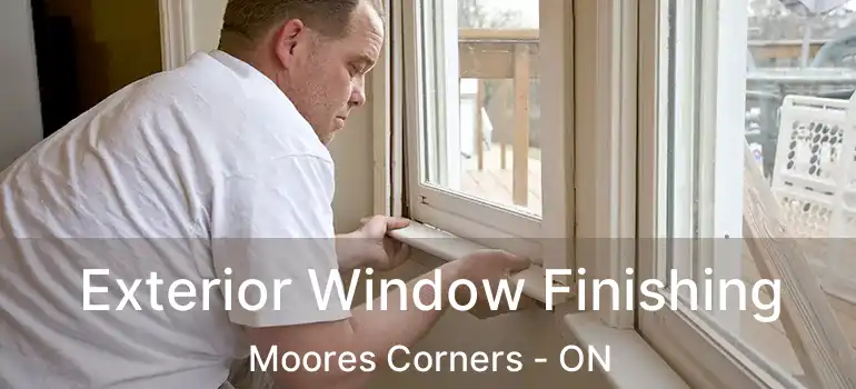  Exterior Window Finishing Moores Corners - ON