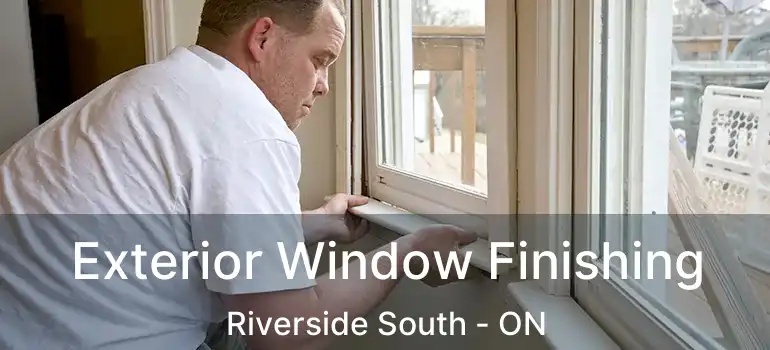  Exterior Window Finishing Riverside South - ON