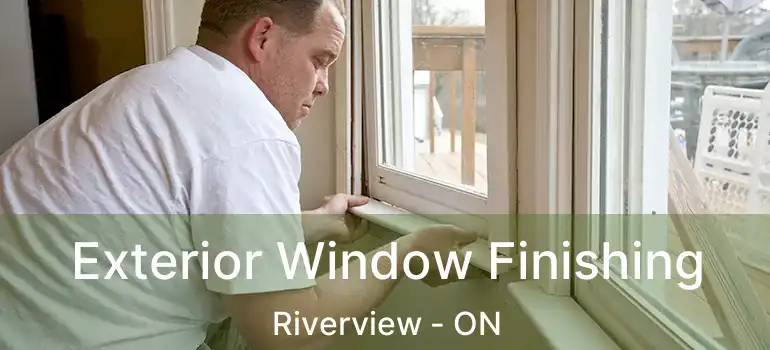  Exterior Window Finishing Riverview - ON