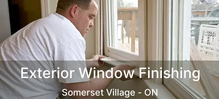  Exterior Window Finishing Somerset Village - ON