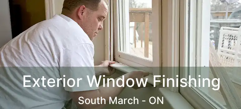  Exterior Window Finishing South March - ON