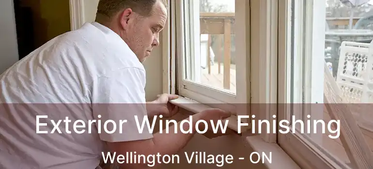  Exterior Window Finishing Wellington Village - ON